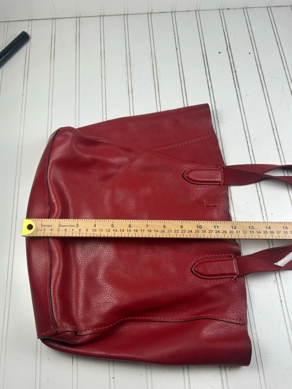 Coach Derby Vintage Y2K Red Leather Tote Bag Women’s - Picture 10 of 15